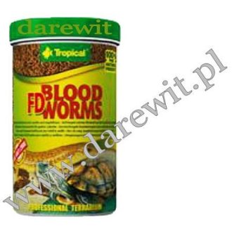 Larwy ochotki dla ryb, gadów i płazów FD BLOOD WORMS - TROPICAL 250ml