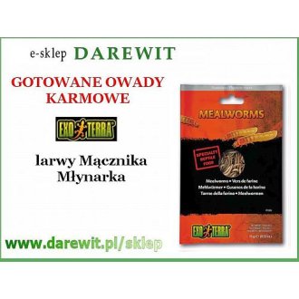 Mączniki gotowane MEALWORMS 15g pokarm EXO TERRA 