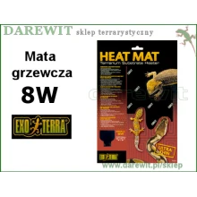 Mata 8W 20x20cm podkład grzejący gady pustyni stepu EXO TERRA Heat Mata 8W 20x20cm podkład grzejący gady pustyni stepu EXO TERRA Heat