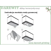 Montaż maty grzewczej Exo Terra