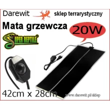 Mata grzewcza 20W z regulacją grzania 42x28cm Super Reptile Terra