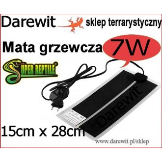 Mata grzewcza 7W z regulacją grzania 15x28cm Super Reptile Heat