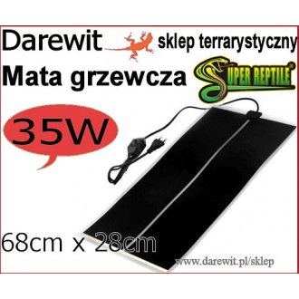 Mata grzewcza 35W z regulacją grzania 65x28cm Super Reptile Heat