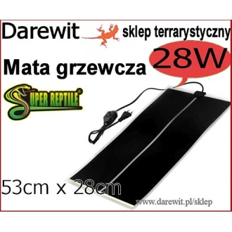 Mata grzewcza 28W z regulacją grzania 53x28cm Super Reptile Heat