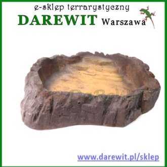 Miseczka na wodę do terrarium SKAMIENIAŁE DREWNO