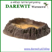 Miseczka na wodę do terrarium SKAMIENIAŁE DREWNO Miseczka na wodę do terrarium SKAMIENIAŁE DREWNO
