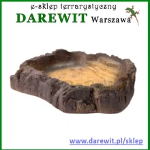 Miseczka na wodę do terrarium SKAMIENIAŁE DREWNO Miseczka na wodę do terrarium SKAMIENIAŁE DREWNO