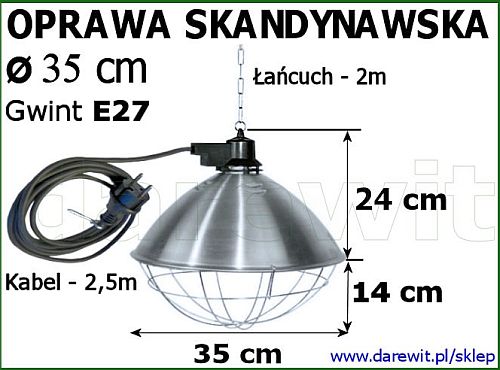 wymiary klosz skandynawskiego - darewit