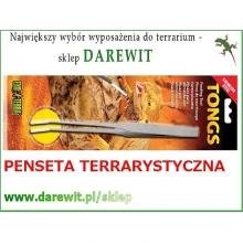26,5 cm pinceta Exo Terra pęseta zagięta metal penseta terrarium