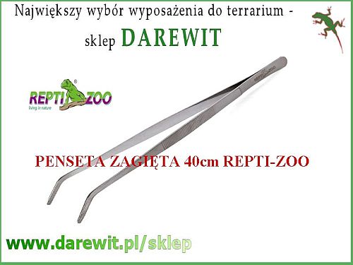 Pęseta zagięta 40 cm Repti-Zoo do terrarium akwarium