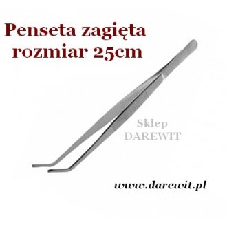 25cm pinceta pęseta profilowana