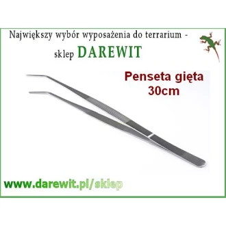  30 cm pinceta anatomiczna, pęseta profilowana zagięta laboratory