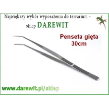  30 cm pinceta anatomiczna, pęseta profilowana zagięta laboratory