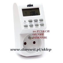 Programator elektroniczny dobowy 20 ON/OFF DZIENNIE Programator elektroniczny dobowy 20 ON/OFF DZIENNIE
