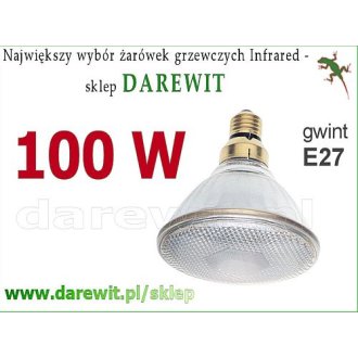 Żarówka promiennik podczerwieni 100W PAR38 E27 jak Philips