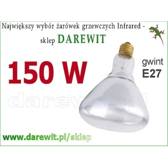 Biały Sollux 150W szkło IR2 E27