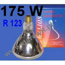 żarówka kwoka podwójny odbłysk 175W