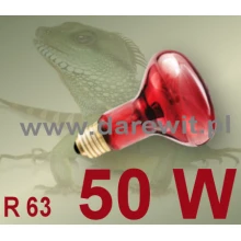 Żarówka grzewcza 50W dla zwierząt terrarium