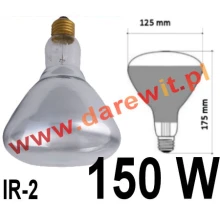 Promiennik ciepła 150W 123mm