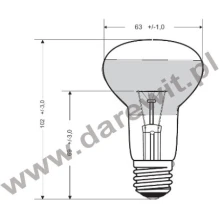 Wymiary żarówek 50W z podczerwienią