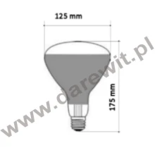 Żarówka grzejna 175W Helios