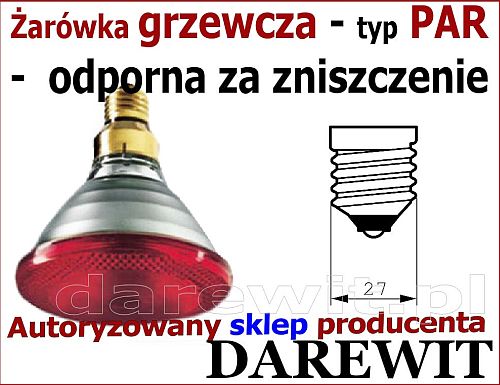 promiennik żarówka PAR38 175W gwint E27 - sklep darewit Warszawa