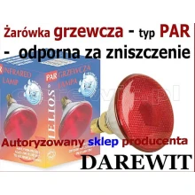 Lampa podczerwieni do nagrzewania 100W E27 230V