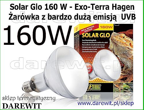 lampa z UVB Solar Glo 160W - sklep darewit