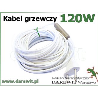 Kabel grzewczy 120W 8m 230V