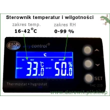 Termostat + higrostat THC-220 dzień noc Ringder