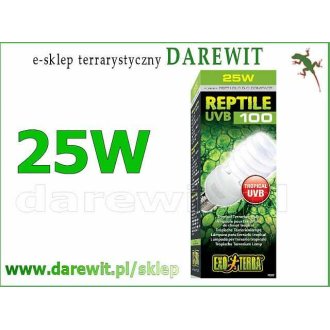 Reptile UVB 100 moc 25W EXO TERRA ( dawniej Repti glo 5.0 26W )