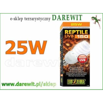 Reptile UVB 150 / 25W ulepszona Repti Glo 10.0 26W  Świetlówka dla gadów stepowych i pustynnych  