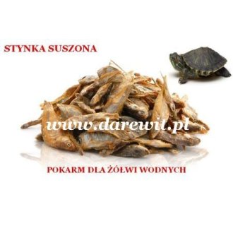 Rybki suszone STYNKA naturalny pokarm dla żółwi wodno-lądowych