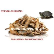 Rybki suszone STYNKA naturalny pokarm dla żółwi wodno-lądowych