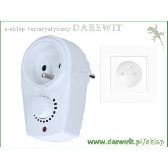 Ściemniacz z gniazdem sieciowym, 280W-40W