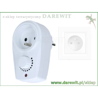 Ściemniacz z gniazdem sieciowym, 280W-40W