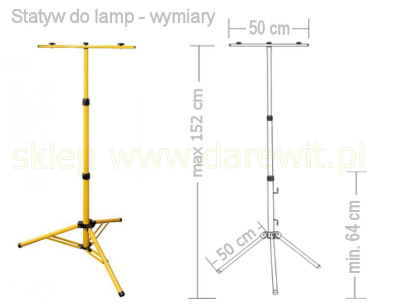 statyw do halogenów i LED - darewit Warszawa