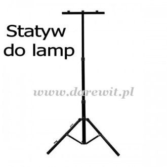 Statyw do opraw promiennikowych, naświetlaczy, halogenów i innych lamp