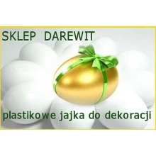 Twarde jajka sztuczne na Wielkonoc do koszyczka