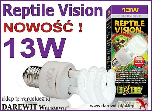 żarówka Reptile Vision 13W EXO TERRA  - sklep terrarystyczny darewit Warszawa