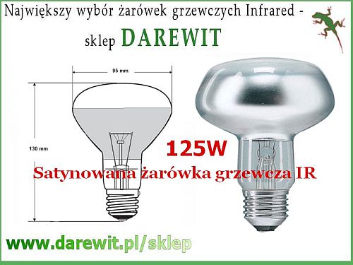 Żarówka grzewcza 125W 