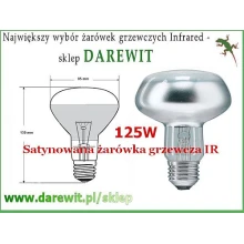 125W lampa grzewcza gady, ptaki, rośliny