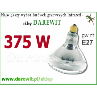 Promiennik 375W E27 CL, Żarówka do lamp Sollux LS -1 Żarówka zapas IR Solux