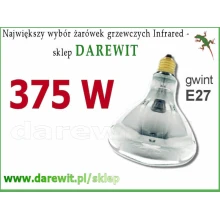 Promiennik 375W E27 CL, Żarówka do lamp Sollux LS -1 Żarówka zapas IR Solux