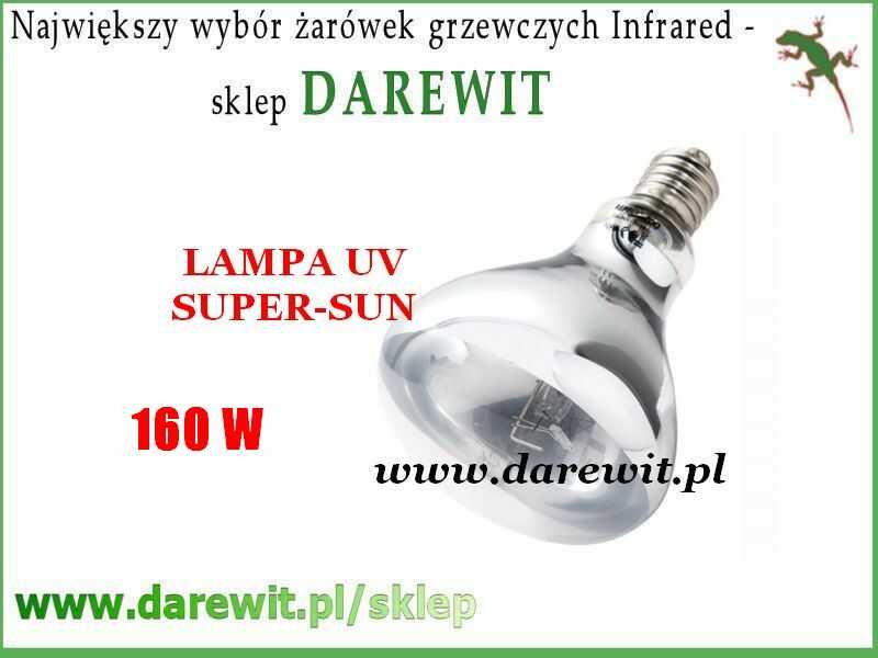 Lampa z UVB Super Sun 160 W