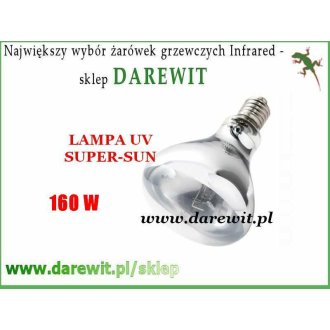 Żarówka UV SUPER SUN 160W witamina D3 Promiennik UV + IR